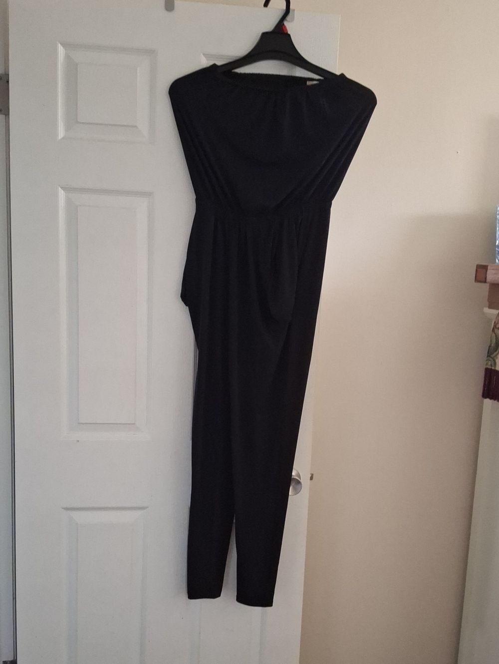 Michael Kors Black Strapless Jumpsuit
